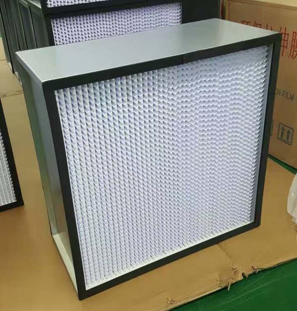 外翻邊HS鍍鋅框有隔板高效過(guò)濾器